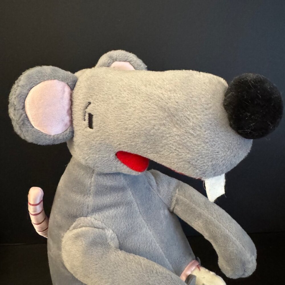 Vintage Ikea Plush Rat with Babies in Pouch Fa Fä Collectible - Picture 3 of 15